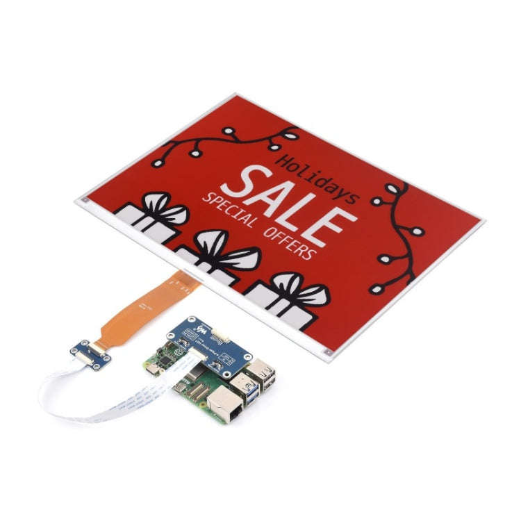 Waveshare 13.3inch 960×680 Pixels SPI Communication E-Ink Display, Spec: Module Version