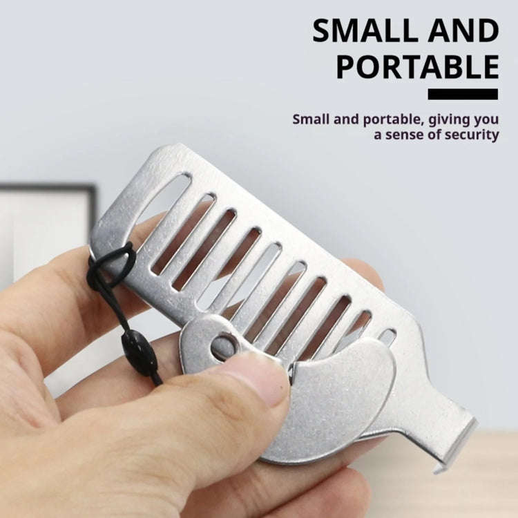 Female Self-defense Anti-theft Home Hotel Anti-lock Door Blocker(Stainless Steel)