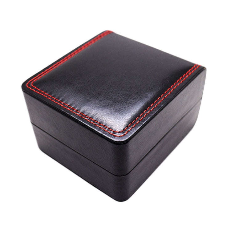 BINBOND Watch Packaging Box Gift Box, Spec: Black Leather