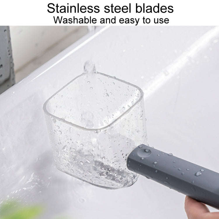 Kitchen Stainless Steel Long Handle Single Heads Vegetable And Fruit Peeler(Gray)