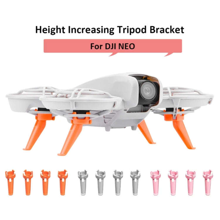 For DJI Neo Drone BRDRC Landing Gear Heightened Gear Support Leg Accessories(Gray)