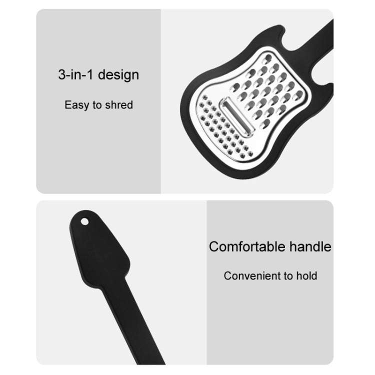 Kitchen Stainless Steel Guitar Shaped Melon Peeler Household Potato Scraper
