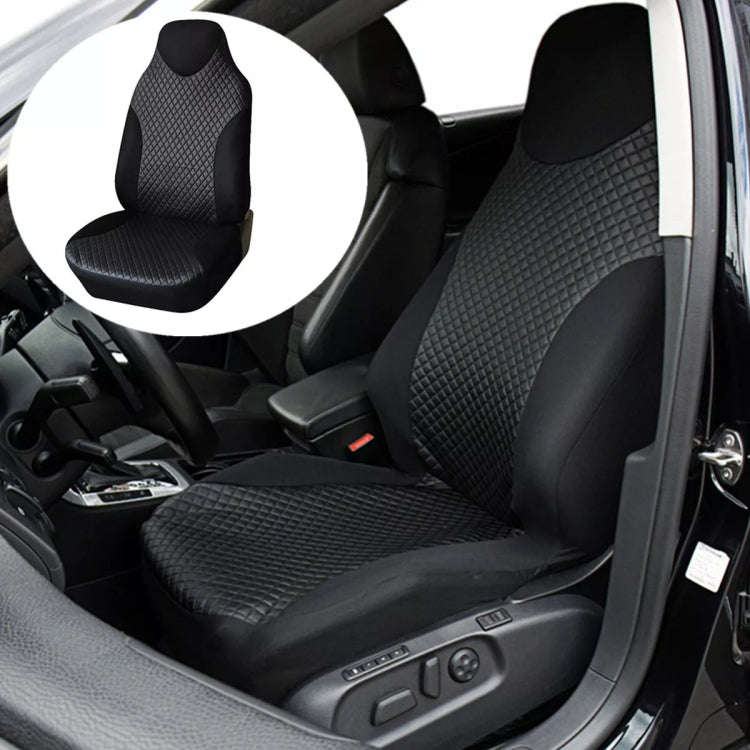 Car Leather Stitching One-piece Front Seat Cover(132x56cm)