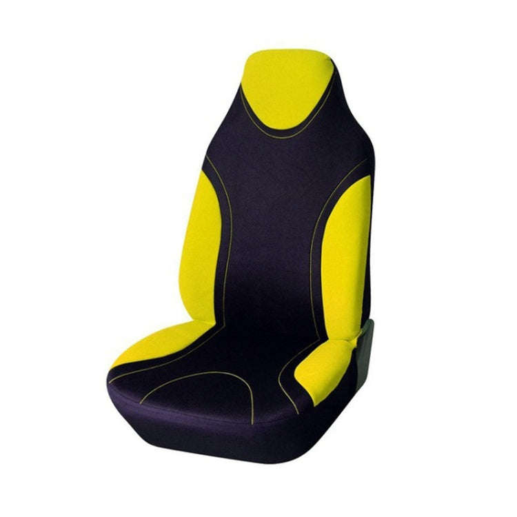Car All Seasons Universal All-Inclusive One-Piece Seat Cover, Size: Single Seat(Yellow)