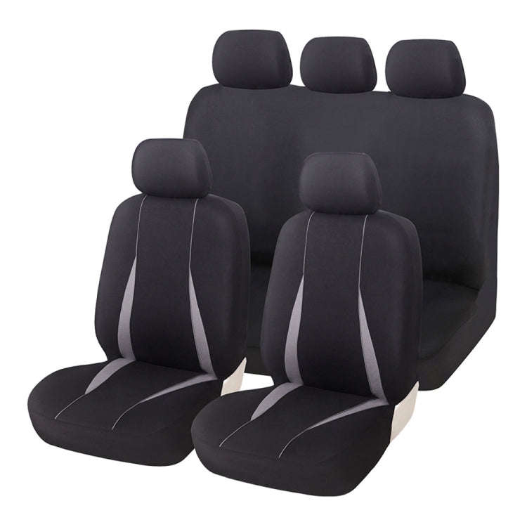 Cars All Seasons Universal All-Inclusive Fabric Seat Cover(33055 Gray)