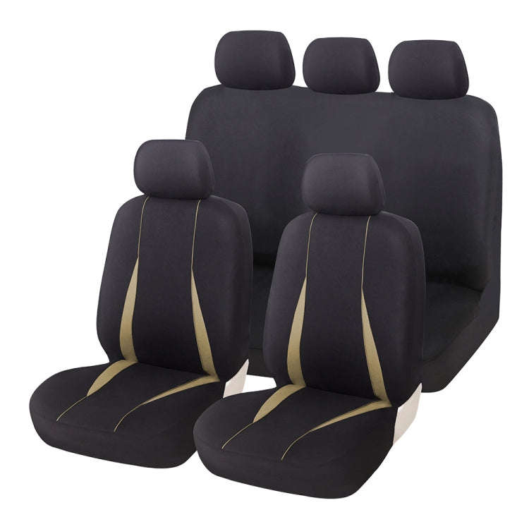 Cars All Seasons Universal All-Inclusive Fabric Seat Cover(33055 Beige)