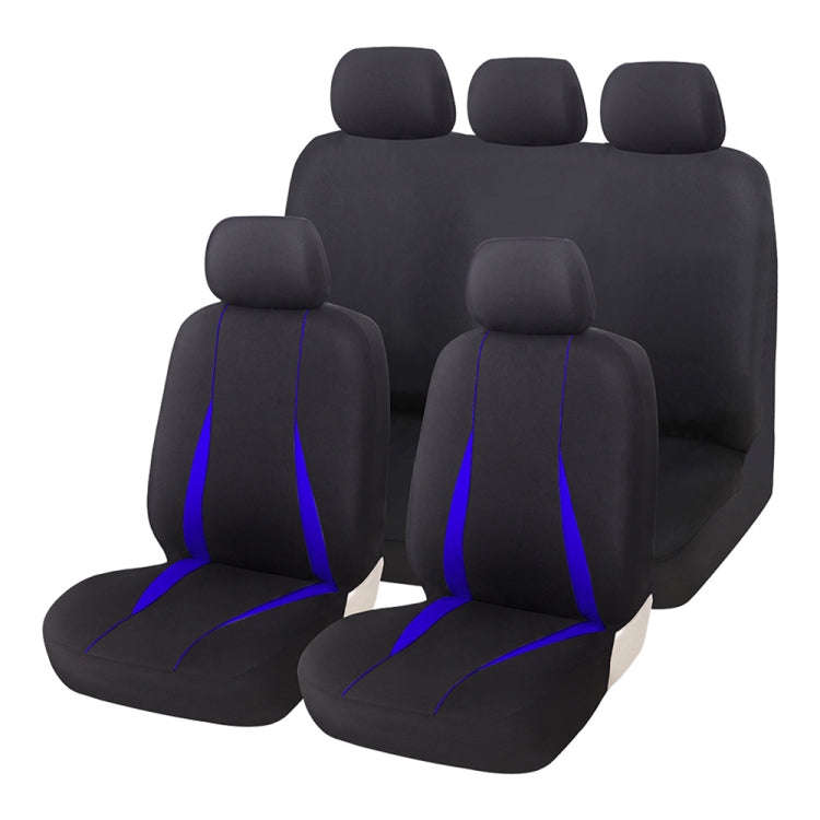Cars All Seasons Universal All-Inclusive Fabric Seat Cover(33055 Blue)