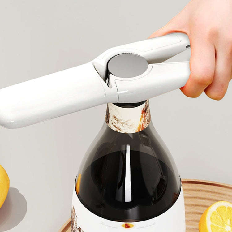 Kitchen Household Stainless Steel Multifunctional Peeler Bottle Opener 2 In 1(White)