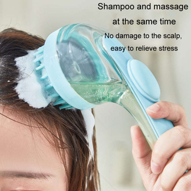 Long Handle Pet Bathing Brush Silicone Dogs Cats Cleaning Massage Brush Grooming Comb, Style: Coa...