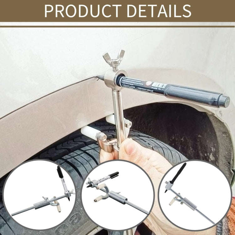 Automotive Sheet Metal Dent Repair Tool Paint Parallel Marking Tool(With Pen)