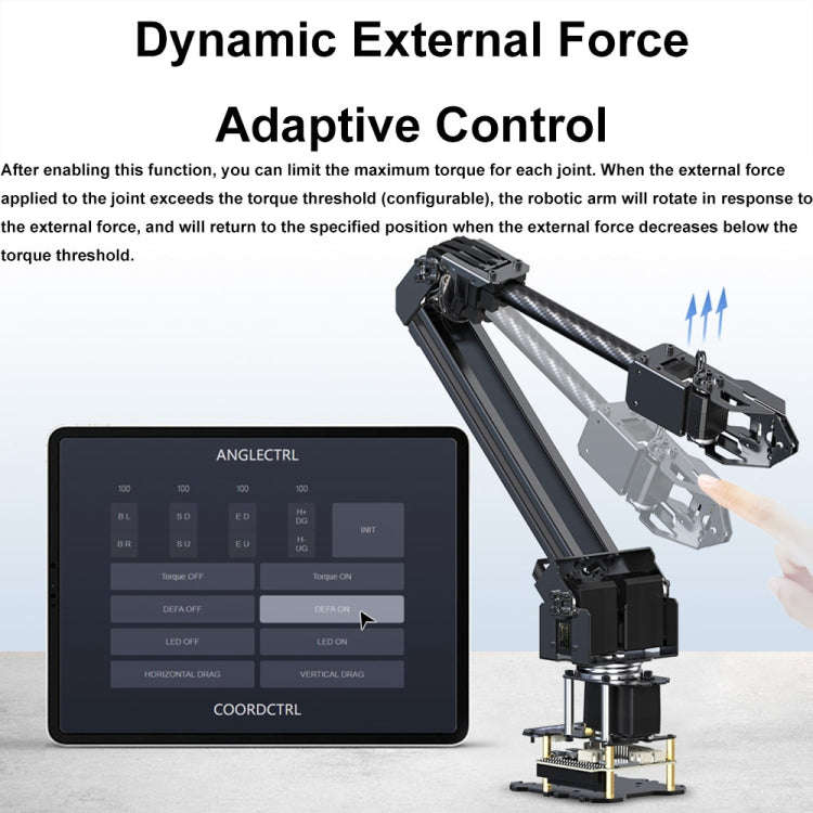 Waveshare 25118 RoArm-M2-S Desktop Robotic Arm Kit, Based On ESP32, 4-DOF(EU Plug)