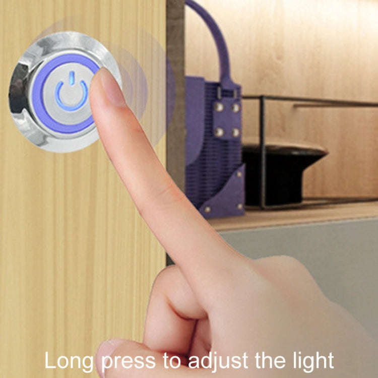 Closet And Cabinet Dimmable Tactile Split Control Sensor Switch Controller(Silver)