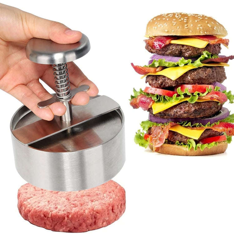 14cm Large 304 Stainless Steel Burger Press Kitchen Meatloaf Mold