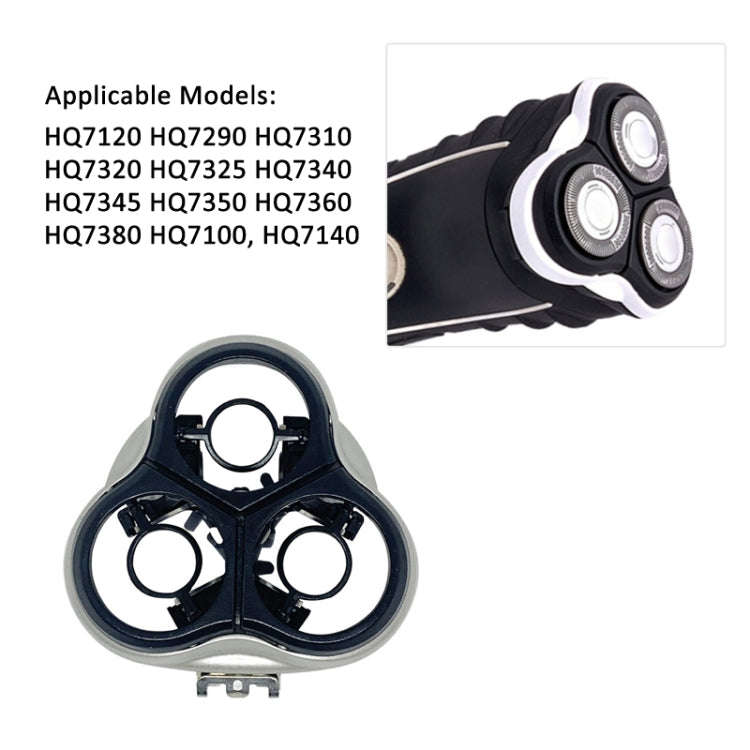 Shaver Head Frame for Philips HQ7310 / HQ7120 / HQ7290 / HQ7320 / HQ7325 / HQ7340 / HQ7345 / HQ73...