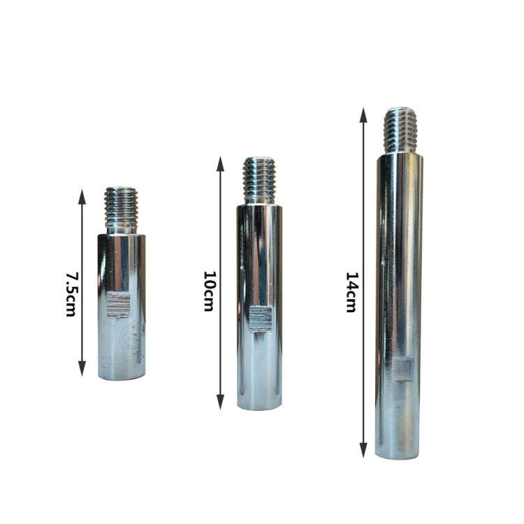 M14 Wire Polisher Extension Rod Conversion Concentric Shaft Set(Extension Rod + 1/2/3 Inch Plate)