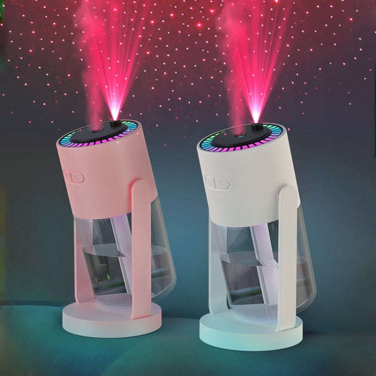 280ml Star Projection Light Humidifier USB Car Diffuser Humidifier Household Hydrating Atomizer, ...