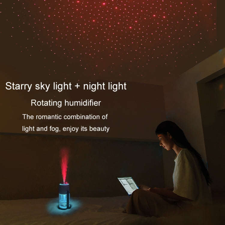 280ml Star Projection Light Humidifier USB Car Diffuser Humidifier Household Hydrating Atomizer, ...