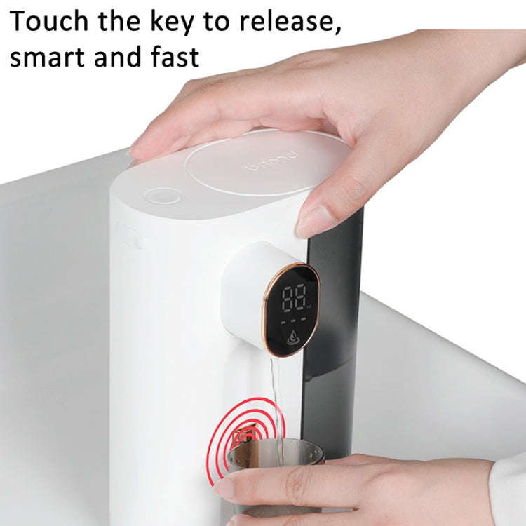 600ml Automatic Mouthwash Dispenser 4 Levels Quantitative with 2 Cups(Navy Blue)