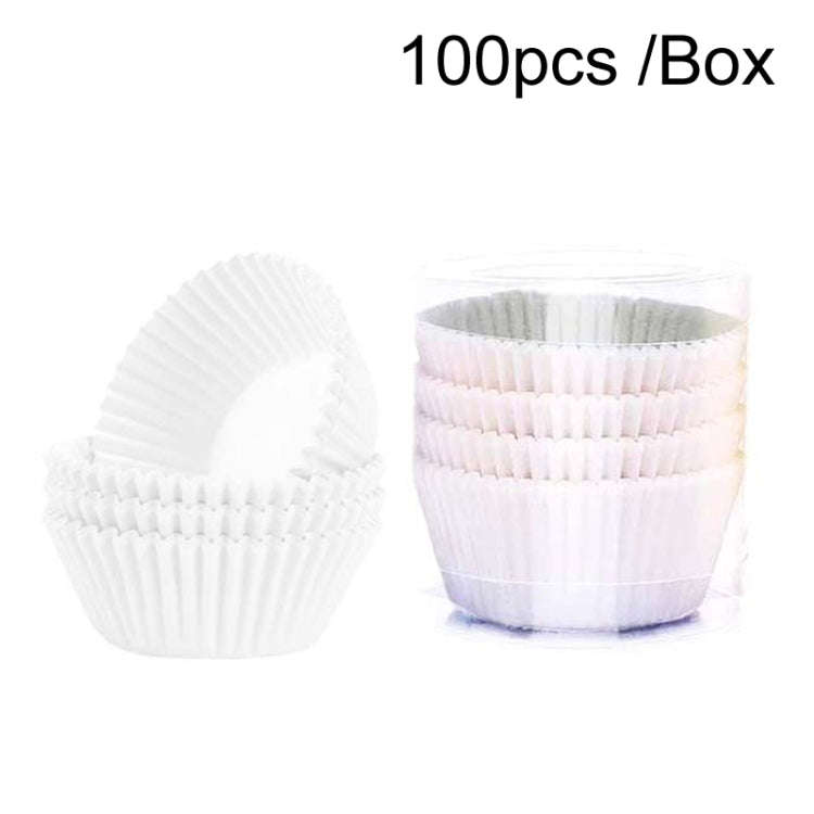 100pcs /Box Baking Utensils Cake Paper Cups Muffins Paper Cupcake Wrappers Oil-proof Chocolate Ca...