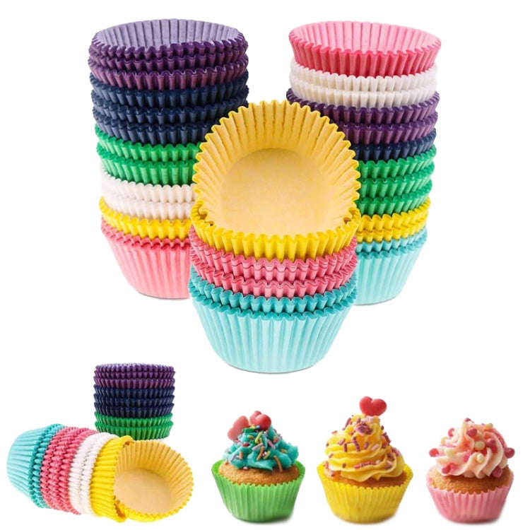 100pcs /Box Baking Utensils Cake Paper Cups Muffins Paper Cupcake Wrappers Oil-proof Chocolate Ca...
