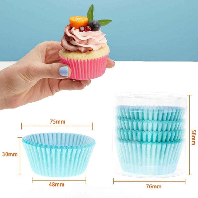 100pcs /Box Baking Utensils Cake Paper Cups Muffins Paper Cupcake Wrappers Oil-proof Chocolate Ca...