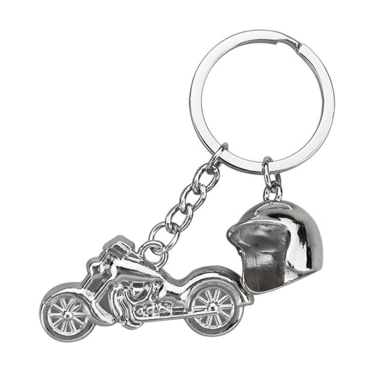 Simulation Cool Motorcycle Keychain Metal Decoration Pendant, Style: X-348