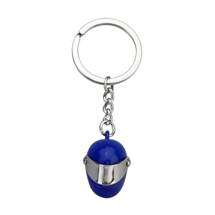 Simulation Cool Motorcycle Keychain Metal Decoration Pendant, Style: X-224 Blue