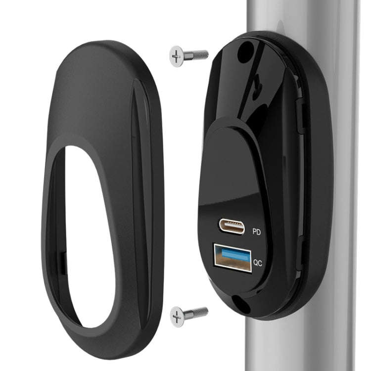 12-24V Bus Handlebar Installed USB Fast Charging Charger, Specifications: 2U+C 2.1A+2.1A+2.1A