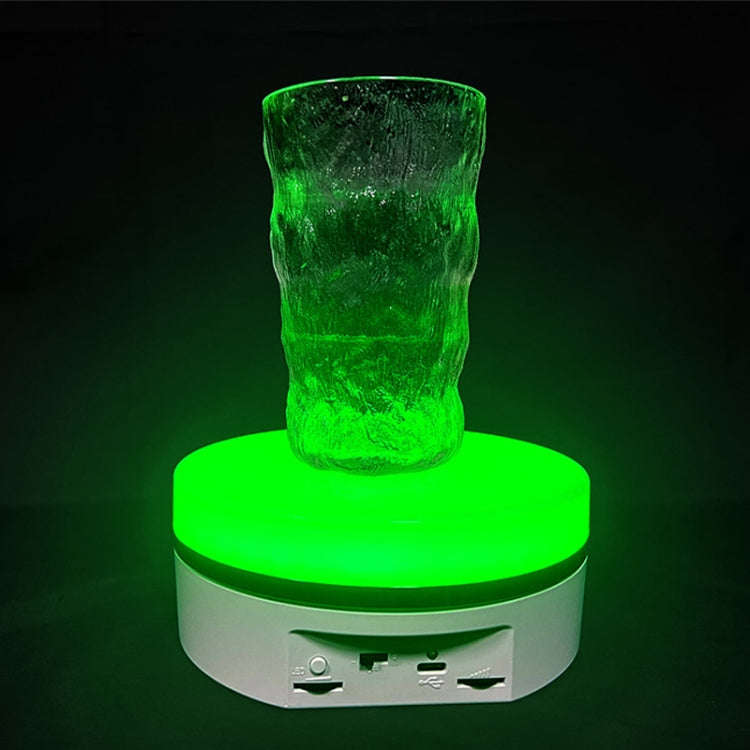 Intelligent Colourful Light Electric Speed Contro Round 360 Degree Rotating Plate Display Table, ...