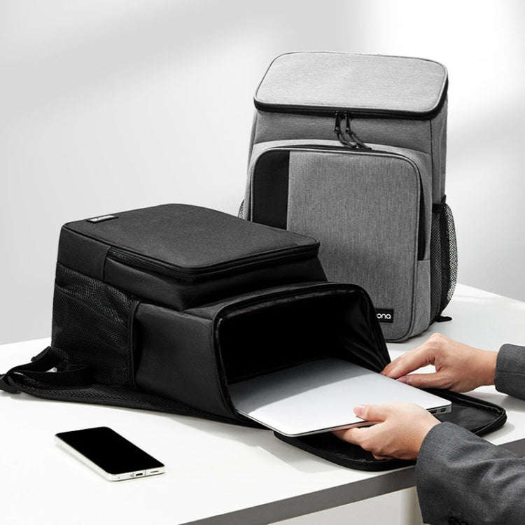 Baona BN-K012 Multifunctional Large-capacity Laptop Backpack Business Backpack(Gray)