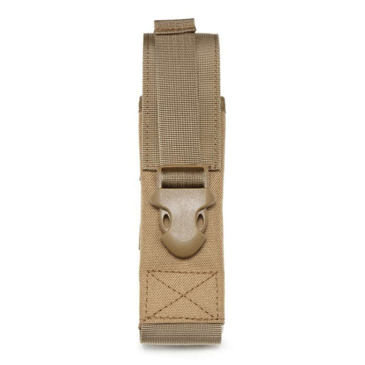 Outdoor Flashlight Bag Multi-functional Throwing Stick Cover MP5 Storage Bag Tool Kit(Khaki)