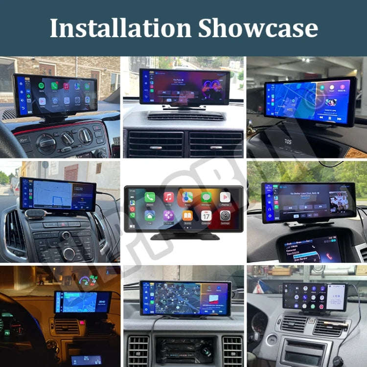 10.26 Inch Car Multimedia Display Supports Carplay/Android Auto Screen Mirroring(Display+ Camera)