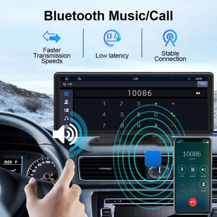 10.26 Inch Car Multimedia Display Supports Carplay/Android Auto Screen Mirroring(Display+ Camera)