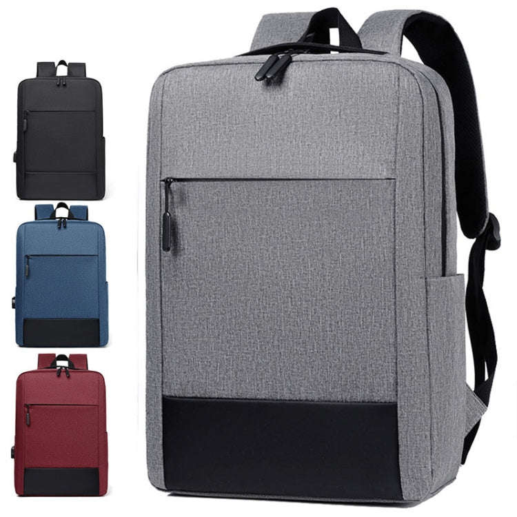 Large-capacity Travel Business Waterproof Laptop Backpack(Blue)