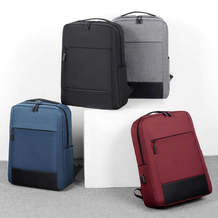 Large-capacity Travel Business Waterproof Laptop Backpack(Blue)