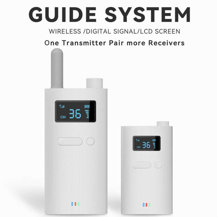 2.4G Wireless Office Conference Tour Guide Explainer One-way One-to-Many Explainer Microphone, St...
