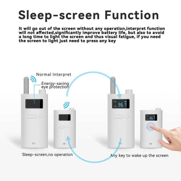 2.4G Wireless Office Conference Tour Guide Explainer One-way One-to-Many Explainer Microphone, St...