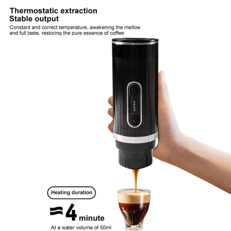 3 In 1 Automatic Wireless Italian Capsule Coffee Machine Portable Rechargeable Heating Coffee Mak...