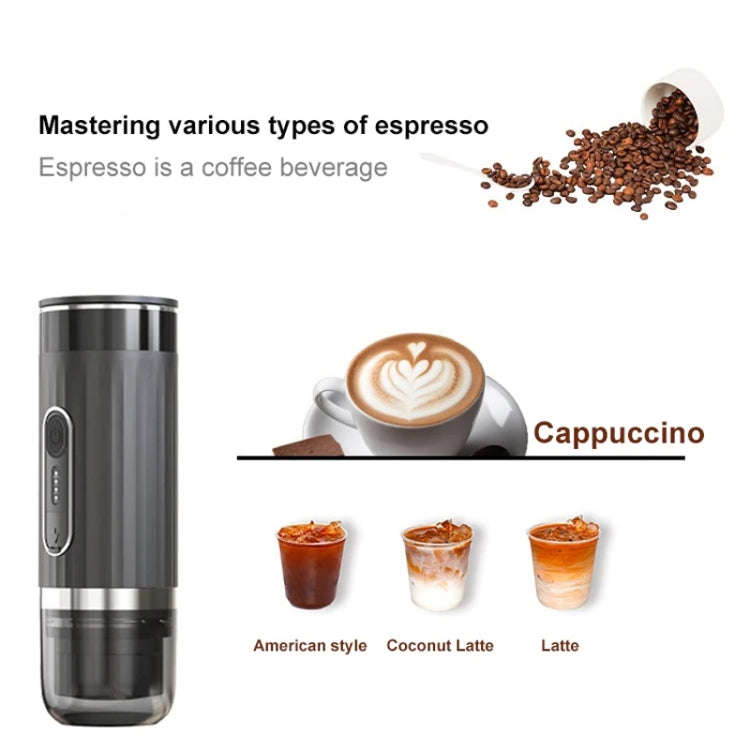 3 In 1 Automatic Wireless Italian Capsule Coffee Machine Portable Rechargeable Heating Coffee Mak...