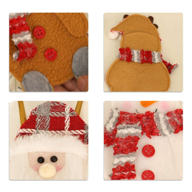 Christmas Table Decorations Home Cartoon Knife and Fork Cover(Elk)