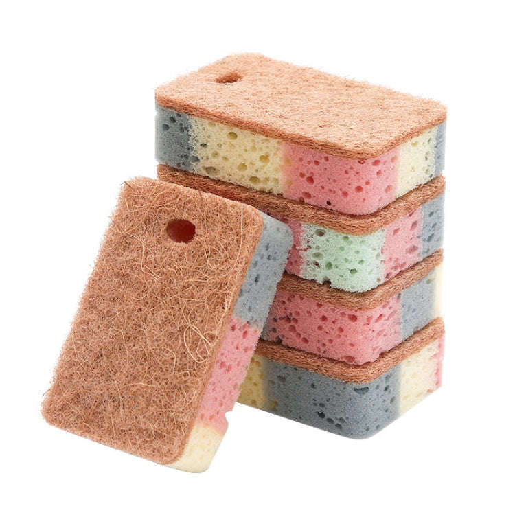 5pcs Kitchen Cleaning Sponge Wipe Rag Dishcloth