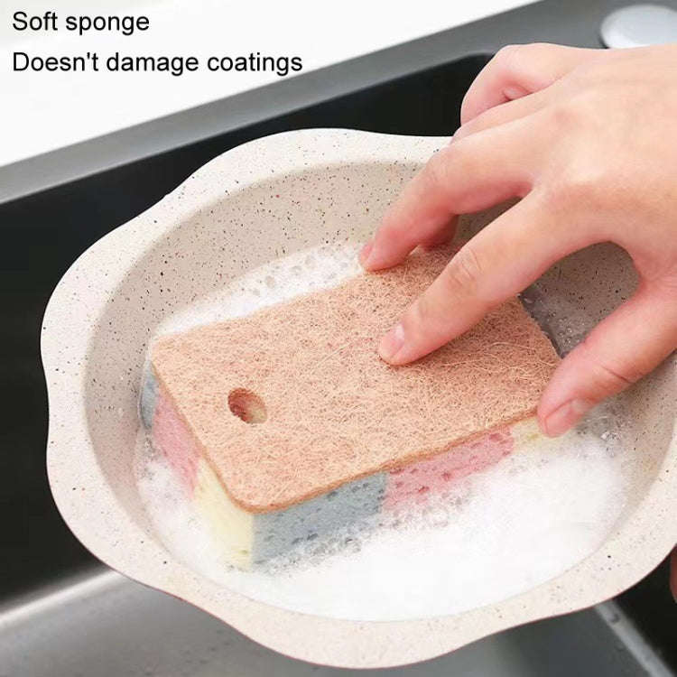 5pcs Kitchen Cleaning Sponge Wipe Rag Dishcloth