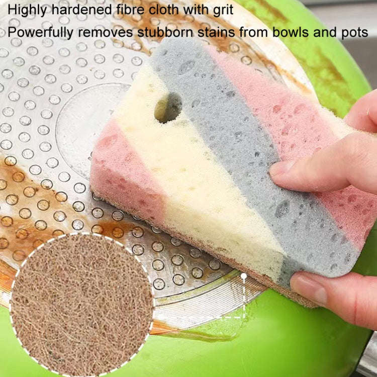 5pcs Kitchen Cleaning Sponge Wipe Rag Dishcloth