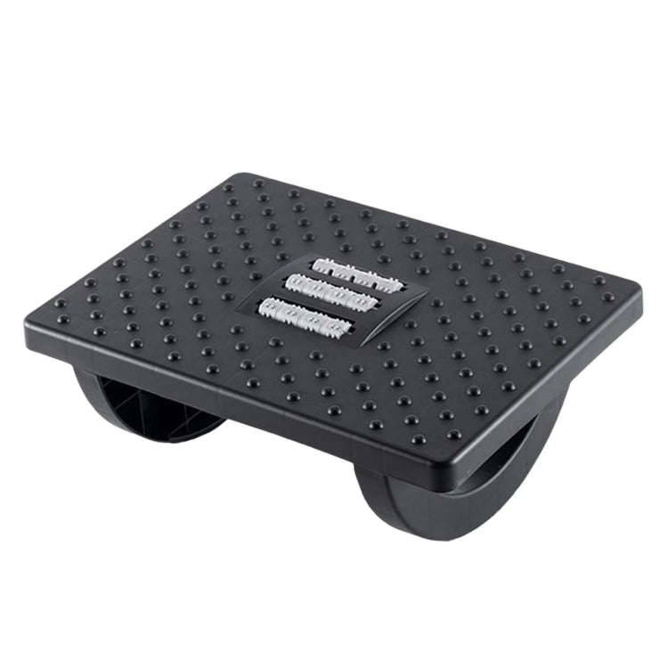 Office Footrest Footstool Under Desk Step Stool(Black)