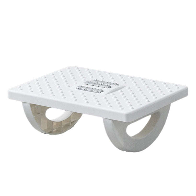 Office Footrest Footstool Under Desk Step Stool(White)