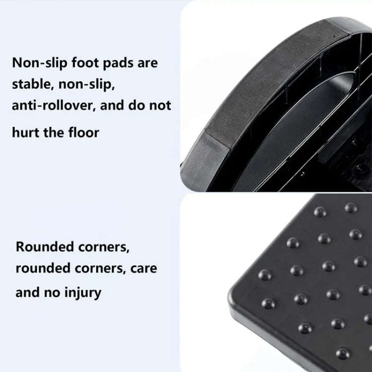 Office Footrest Footstool Under Desk Step Stool(Gray)