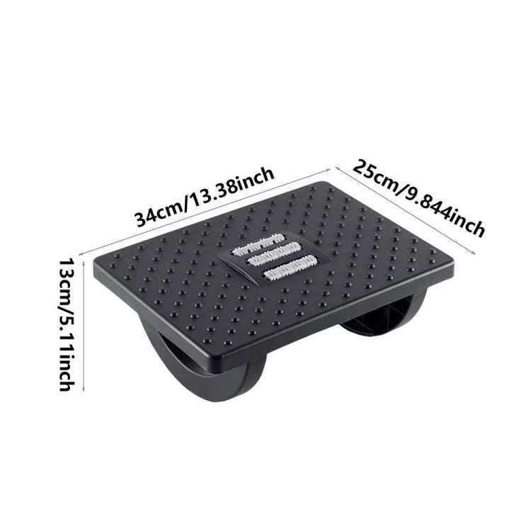 Office Footrest Footstool Under Desk Step Stool(White)