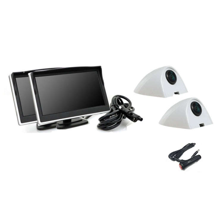 5 Inch AHD Video Monitor Car Reversing High-Definition Camera, Specification: With Video Recordin...