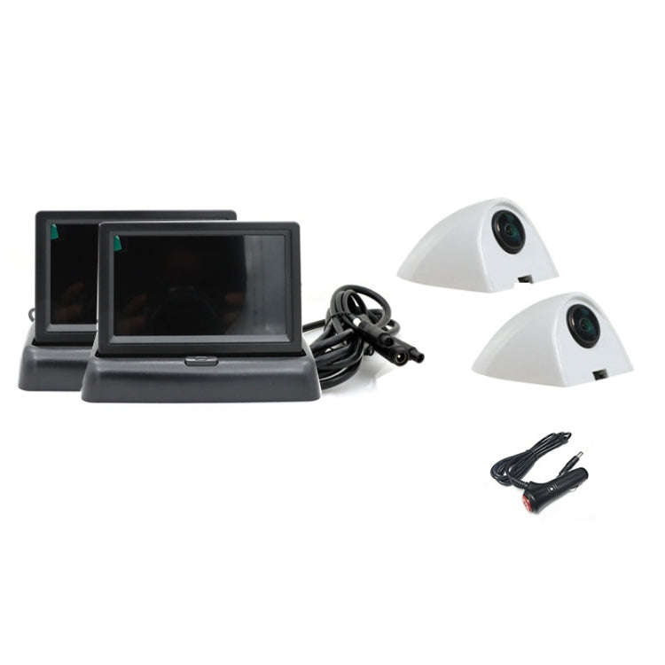 5 Inch AHD Video Monitor Car Reversing High-Definition Camera, Specification: Folding Screen Vide...