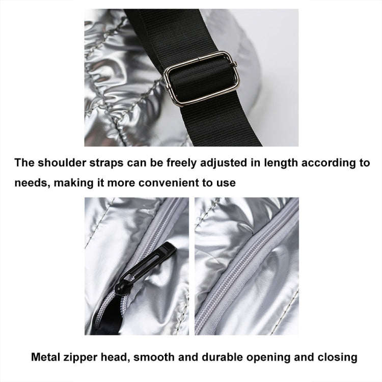 Large Capacity Short-distance Travel Bag Swimming Training Sports Fitness Handbag(Silver Gray)